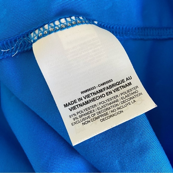 Nike Golf Tour Performance Dri-Fit Men's XXL 2XL Blue Short Sleeve Golf Polo - Picture 6 of 7